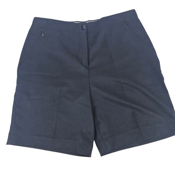 Bolle Black Golf Short Bermuda Women's Size 8 M Minimalist Preppy 3456 - Picture 1 of 6